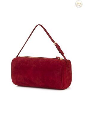 Premium Suede Leather Crossbody Hobo Bag with Zipper Pocket Shoulder Purse